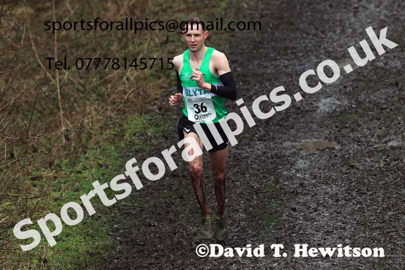 Senior mens 2023 North Eastern Cross Country Champs., Temple Park, South Shields. Photo: David T. Hewitson/Sports for All Pics